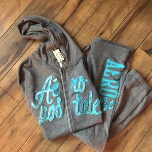 Aeropostale sweatshirt and pants